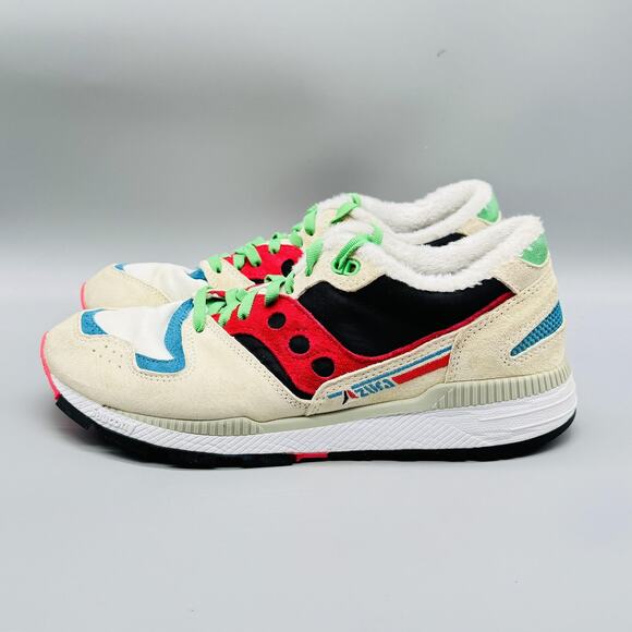 Saucony Shoes Mens 8.5 Off White Azura Low Fleece Lined Running Athletic Sneaker main image 6